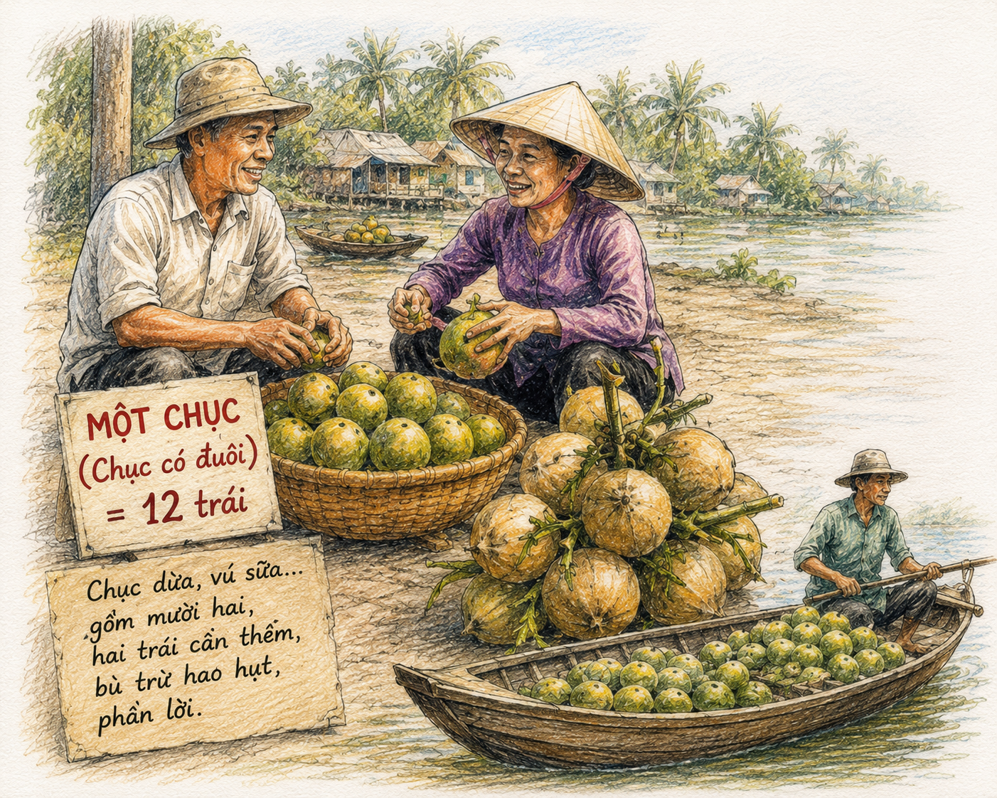 “Toán học” của nông dân miền Tây một thời